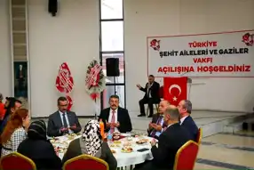 Hakkari'ye Şehit Aileleri ve Gaziler Vakfı Şubesi