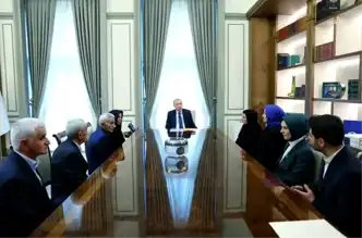 Erdoğan, PKK Kurbanı Aileleriyle Buluştu