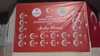 Doğu Anadolu'da Şehit Çocuklar Anısına Oyuncak Kütüphanesi