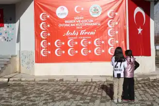 Hakkari'de Şehit Yavrular İçin Oyuncak Kütüphanesi