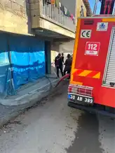 Hakkari'de Evde Bodrum Yangını!