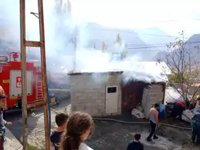 Doğu Anadolu'da Tandır Evi Yangını Hızla Söndürüldü