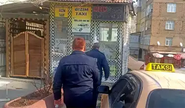 Hakkari'de Taksi Duraklarına Su Aboneliği Denetimi