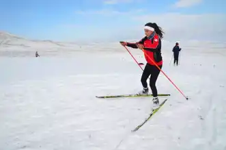 Yüksekova'da Kayak Hayali Peşinde
