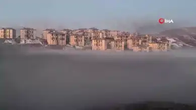 Yüksekova'da Sis ve Karın Büyülü Dansı