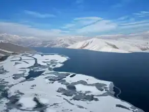 Yüksekova'daki Dilimli Barajı Dondu!