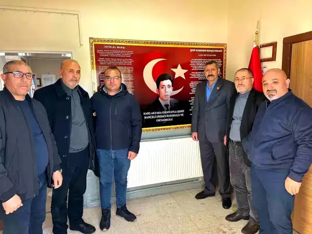 Akyaka Okulunda Şehit Komando Anısına Köşe