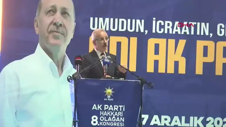 Bakan, Hakkari'deki AK Parti Kongresi'nde konuştu