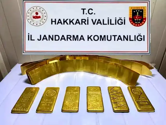 Hakkari'de 27 Milyon TL'lik Kaçak Altın Ele Geçirildi