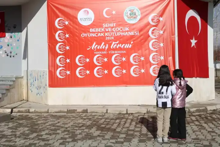 Hakkari'de Şehit Yavrular İçin Oyuncak Kütüphanesi