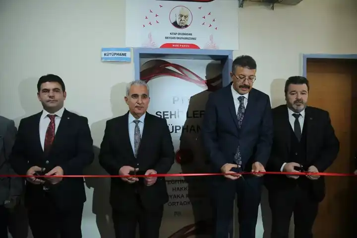 Şehitler Anısına Okul Kütüphanesi Açıldı