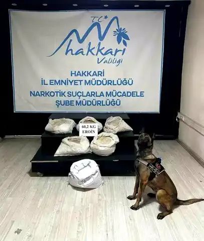 Yüksekova'da 60 Kilo Eroin Ele Geçirildi
